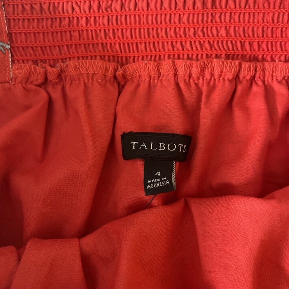 Talbots Fully Lined Multicolor Floral Sundress Size 4 - Picture 3 of 10